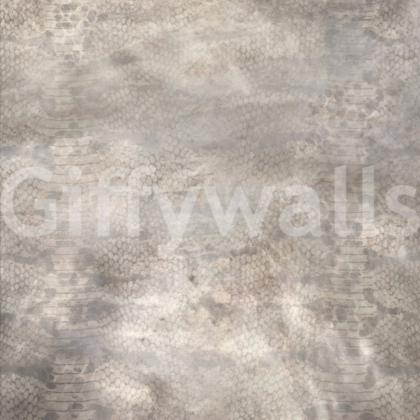 Snakeskin - Silver Wall Mural