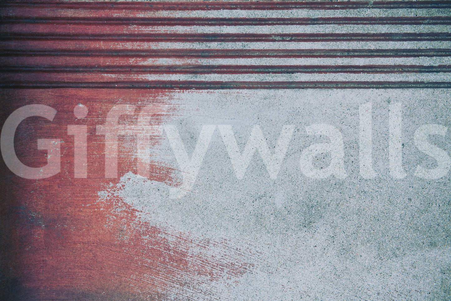 Rustic Rouge Concrete Wall Mural -2226150