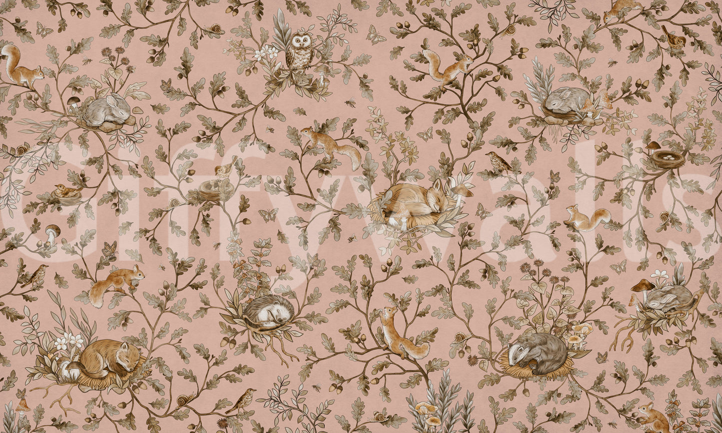 Forest Nap Wall Mural