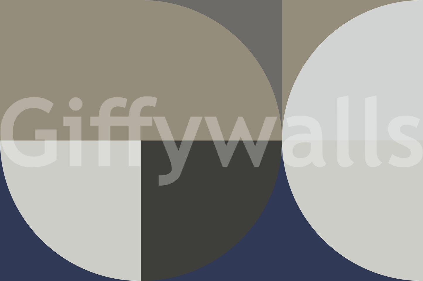 Neutral Tones Balance Wall Mural