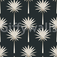 Art Deco Tropical Flair wall paper for walls with striking, elegant contrast.