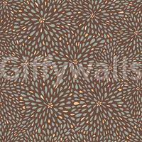 Subtle autumn Burst wallpaper featuring warm petal clusters on a deep brown backdrop.