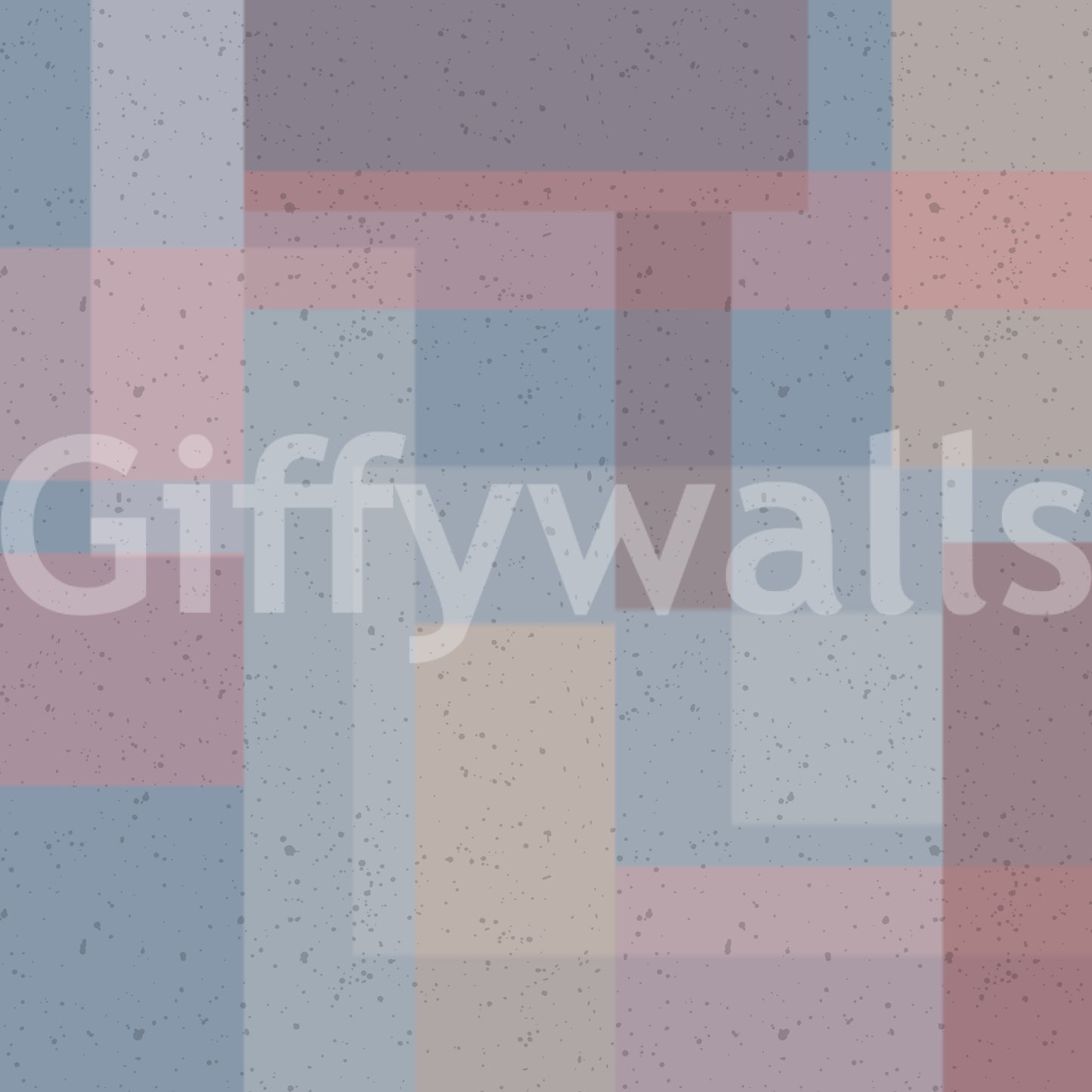 A calming wallpaper design with overlapping rectangular blocks in washed pastel tones.