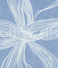 Calming Blue Weave mural light blue sophisticated tangled thread aesthetic