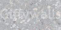 Mid-century Gray Terrazzo wallpaper. Mixed color specks look.