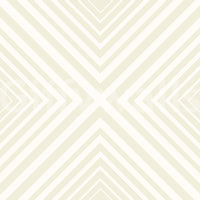 Elegant Beige Chevron wall mural, striking symmetrical display.