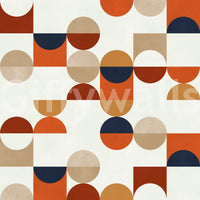 Patterned Tiles geometric wall paper durable finish