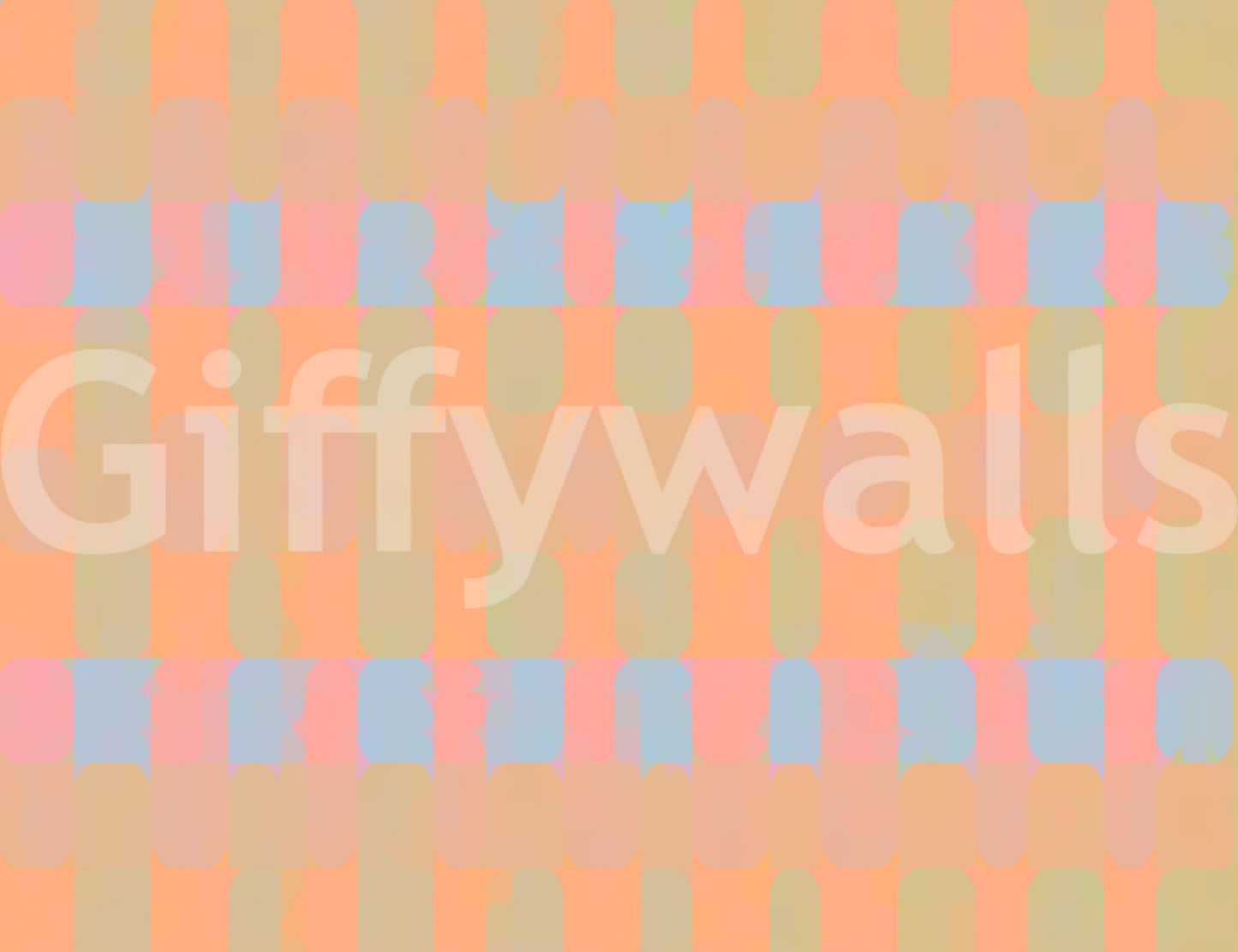 Modernist geometric wallpaper print colorful home upgrade