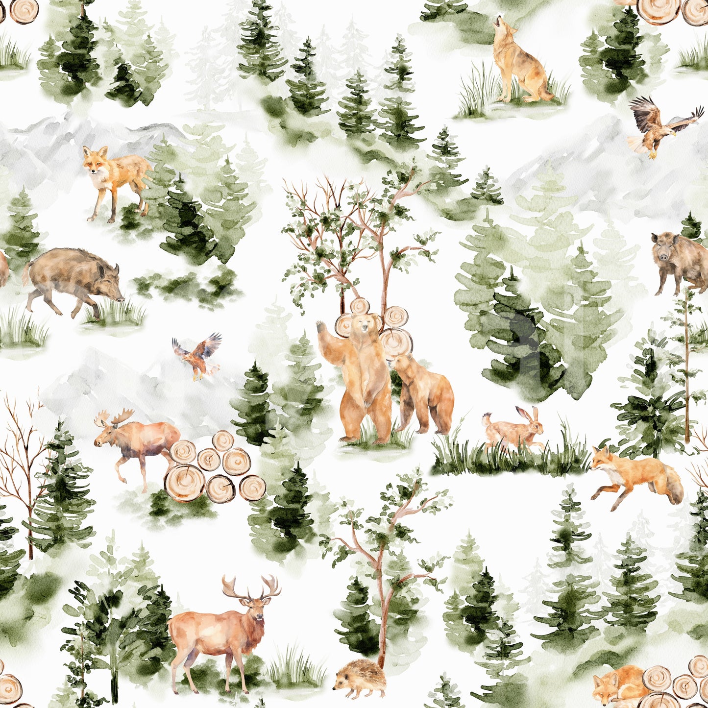 Forest Friends Wallpaper⁠