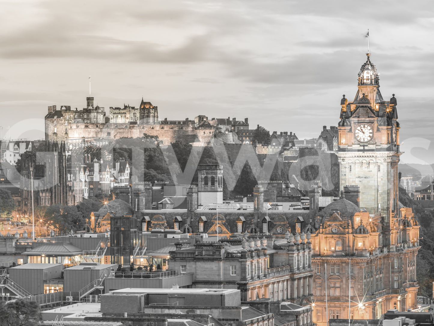 Edinburgh Castle Wall Mural