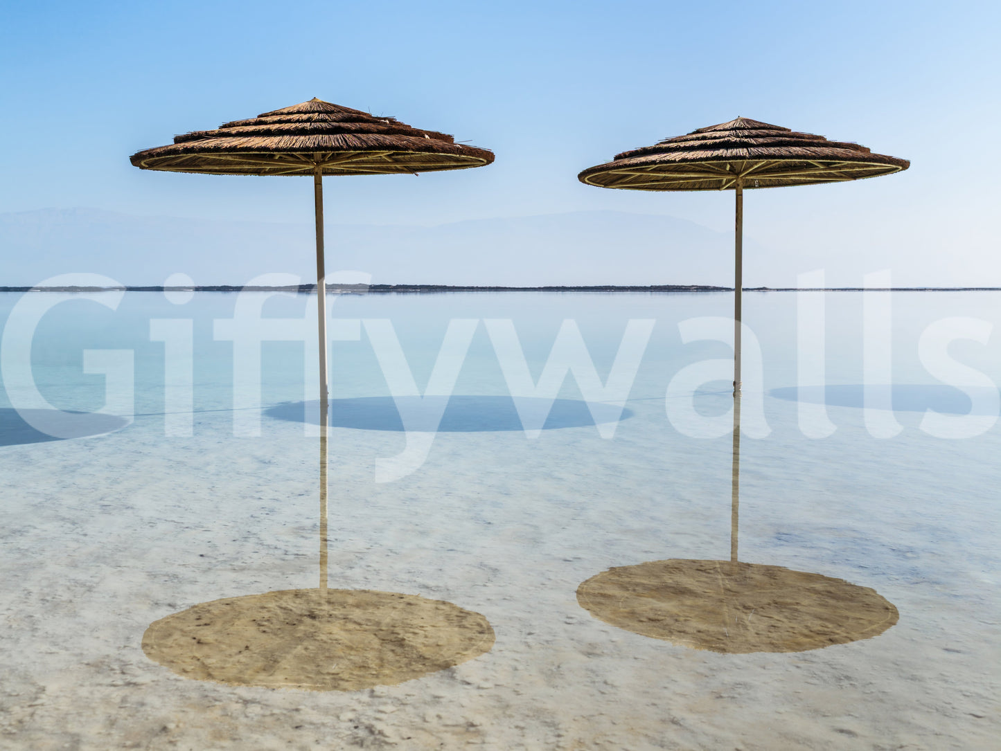 Beach Parasols Wall Mural