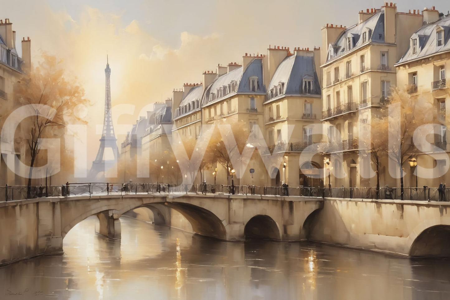 Parisian Serenity Wall Mural