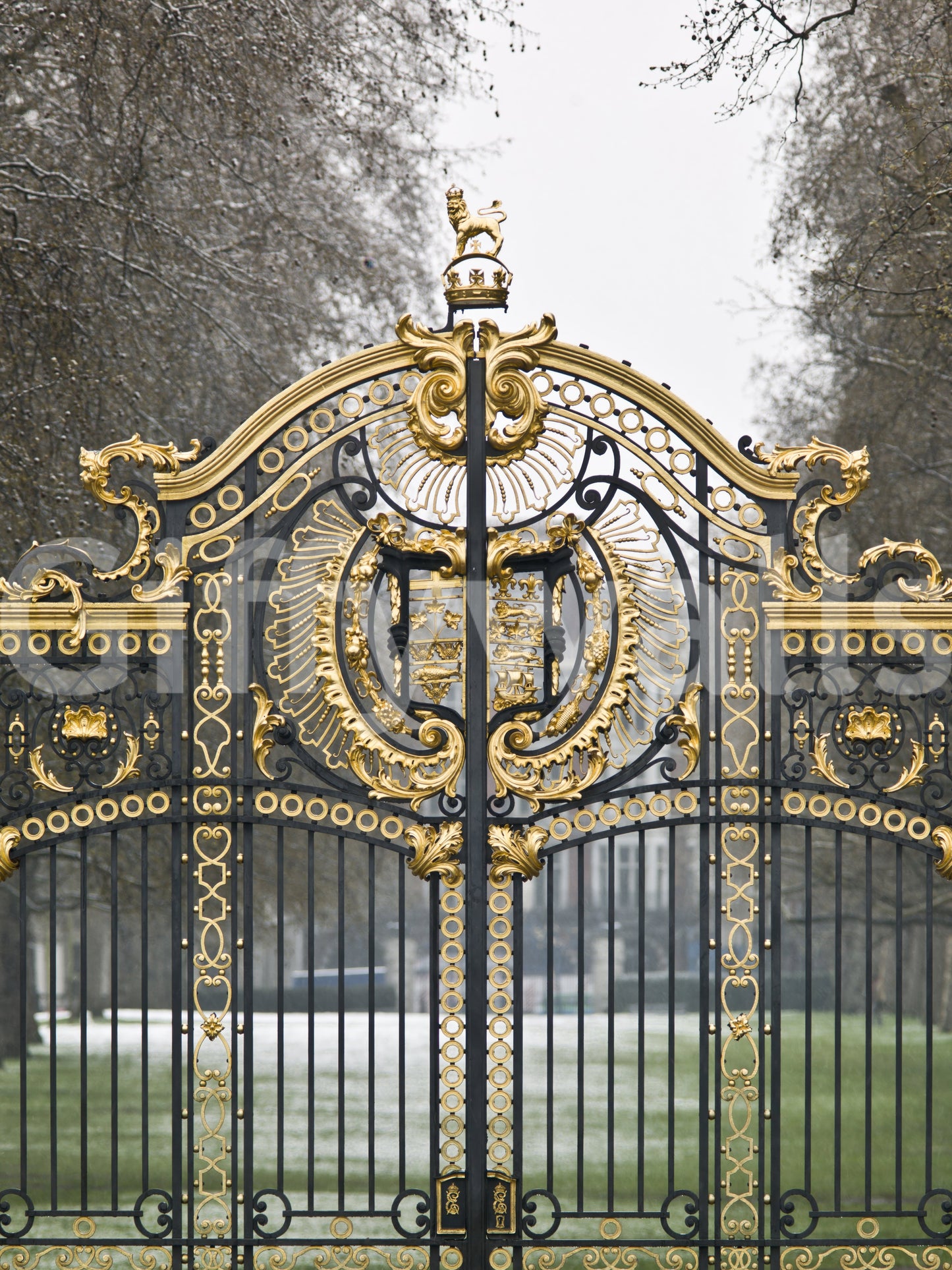 Green Park Gate Wall Mural