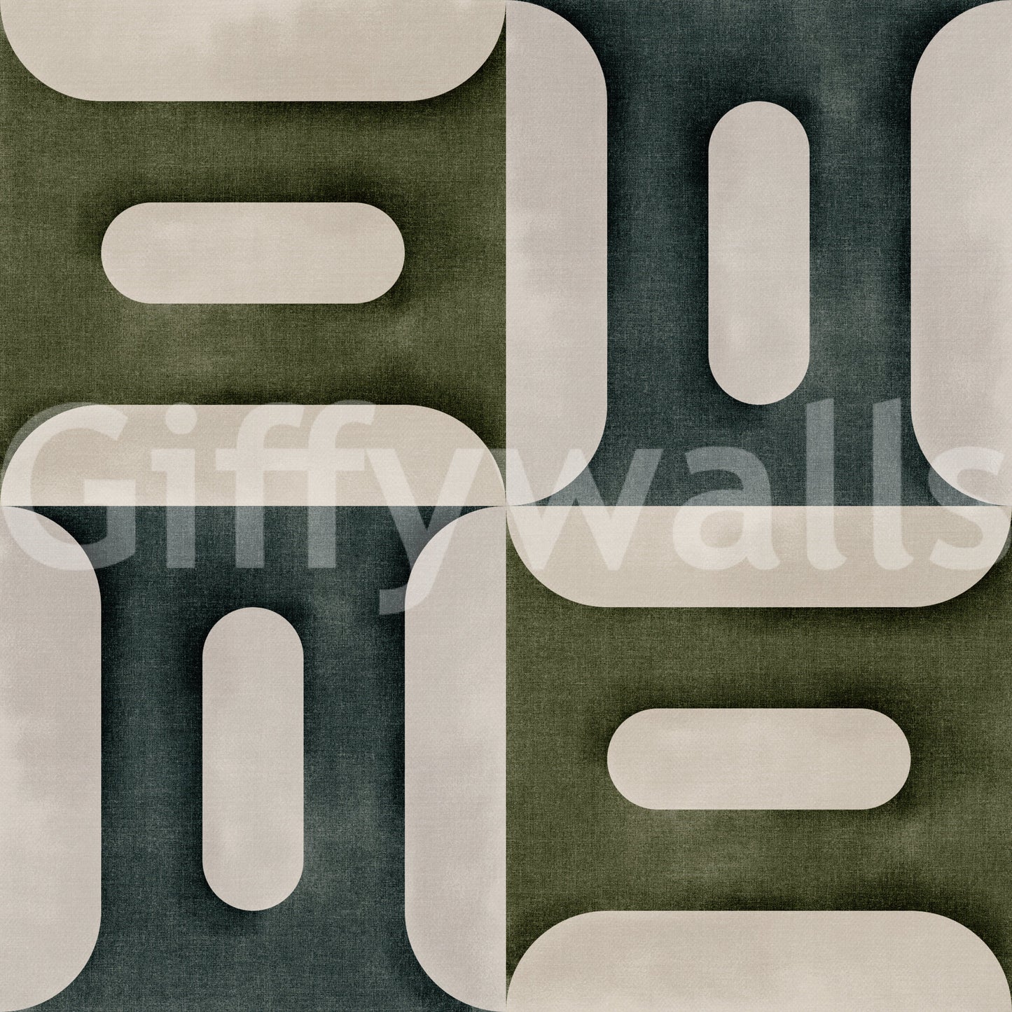 Modern Textured Geometries Winter Wallpaper⁠