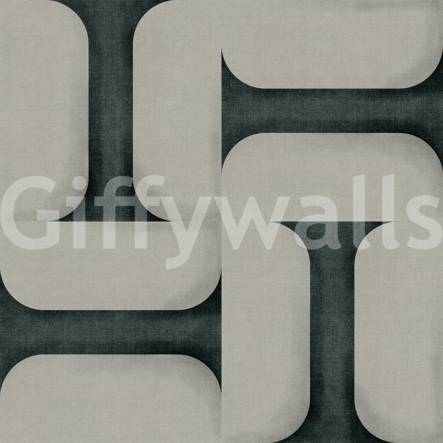 Modern Textured Tiles Vintage Denim Wallpaper⁠