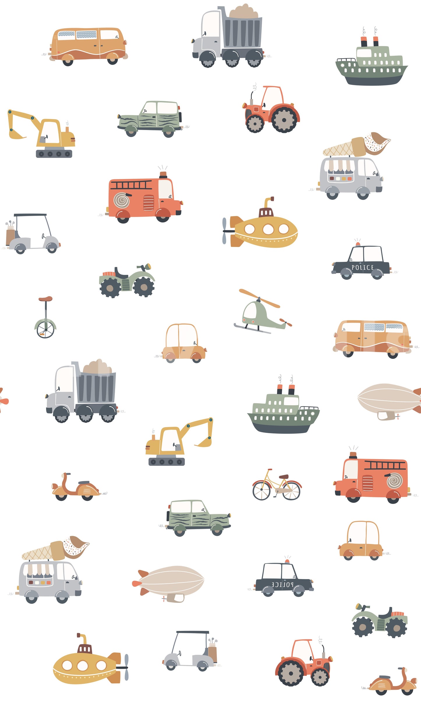 Transportation Fun Wallpaper⁠