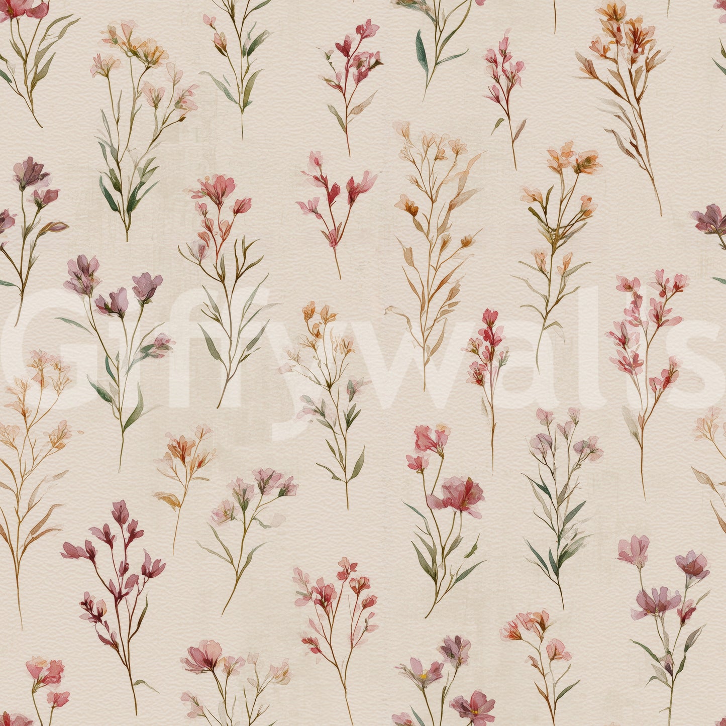 Soft Floral Whispers Wallpaper⁠