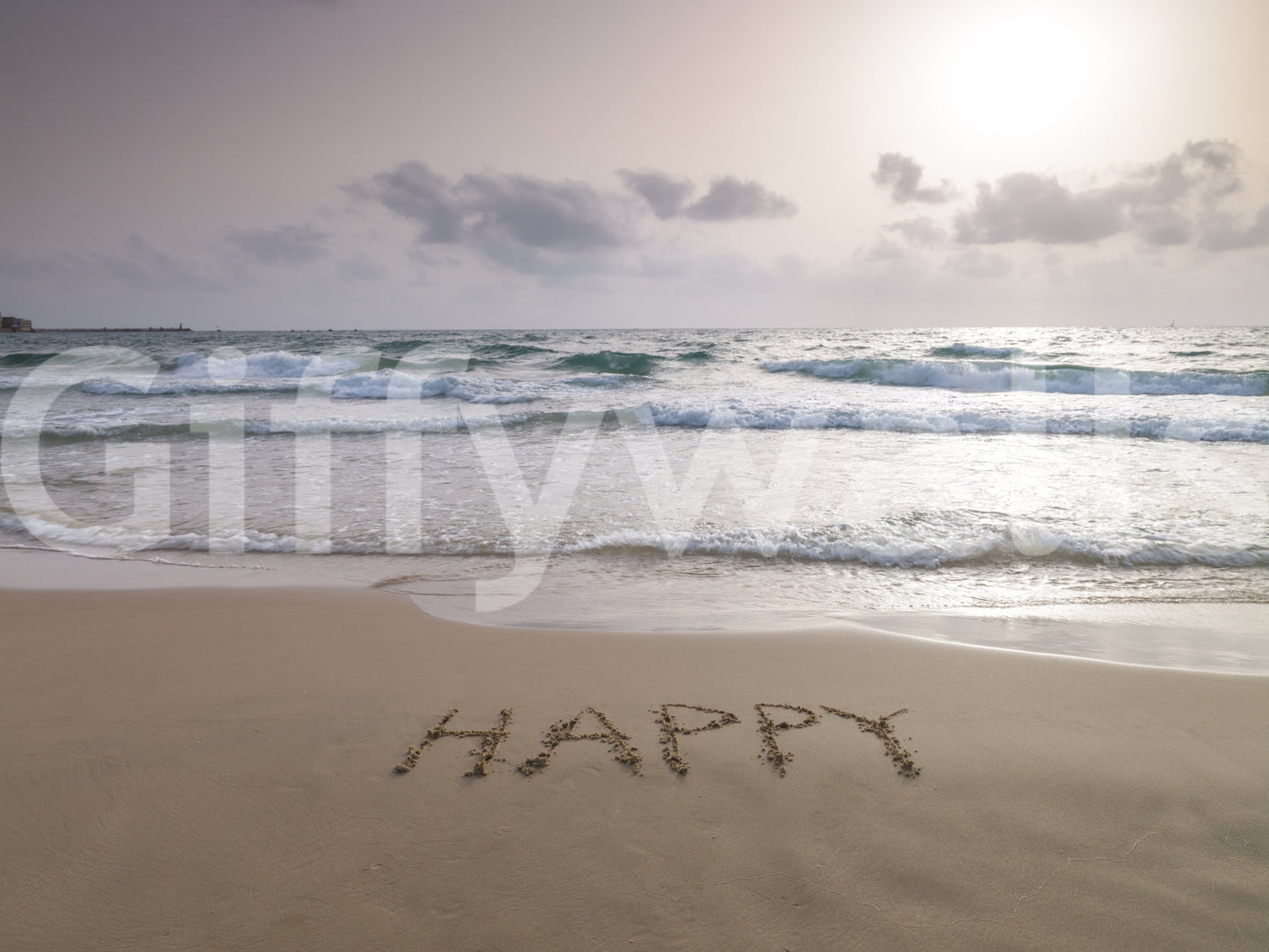 Happy Beach Vibes Wall Mural