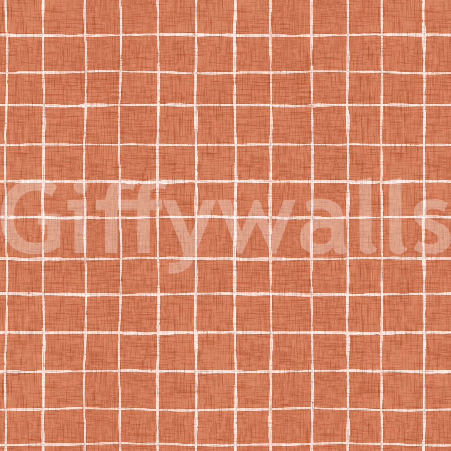 Terracotta Grid Wallpaper⁠