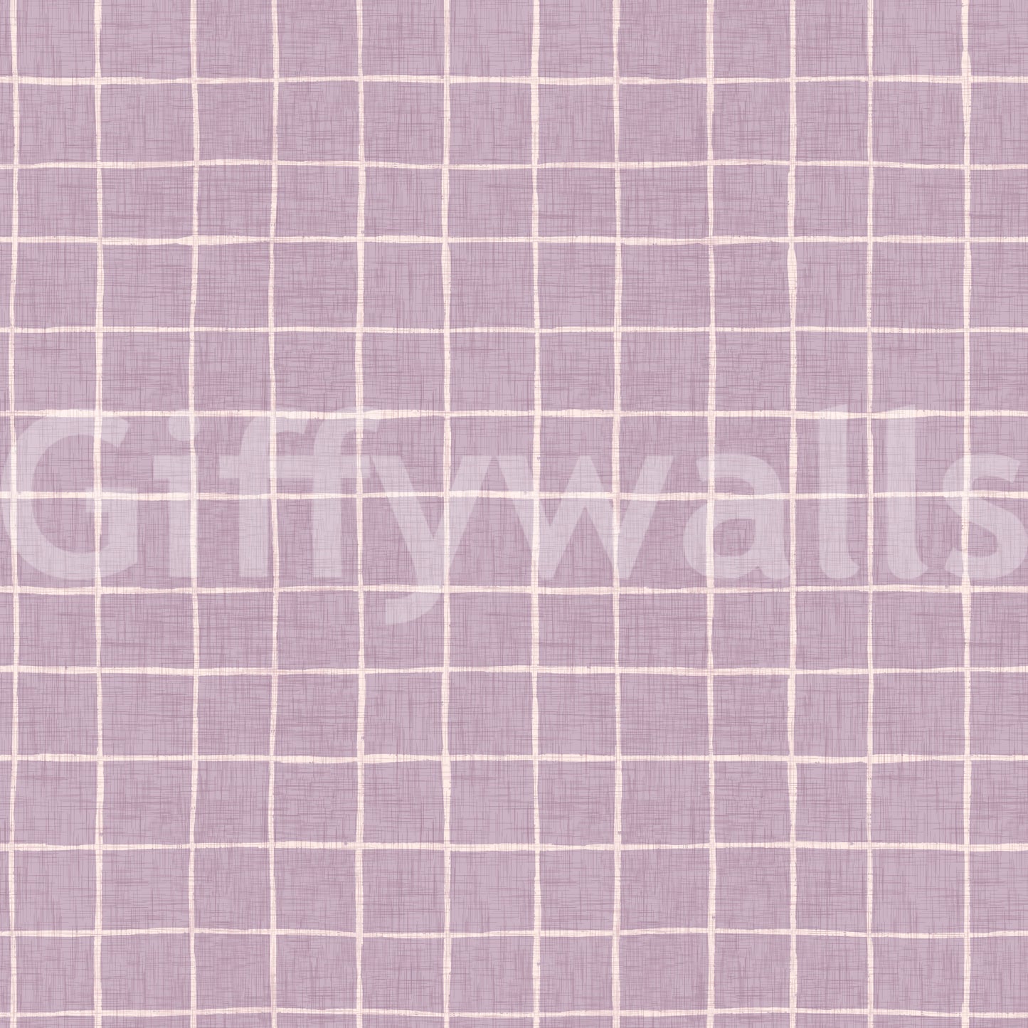 Lavender Linen Grid Wallpaper⁠