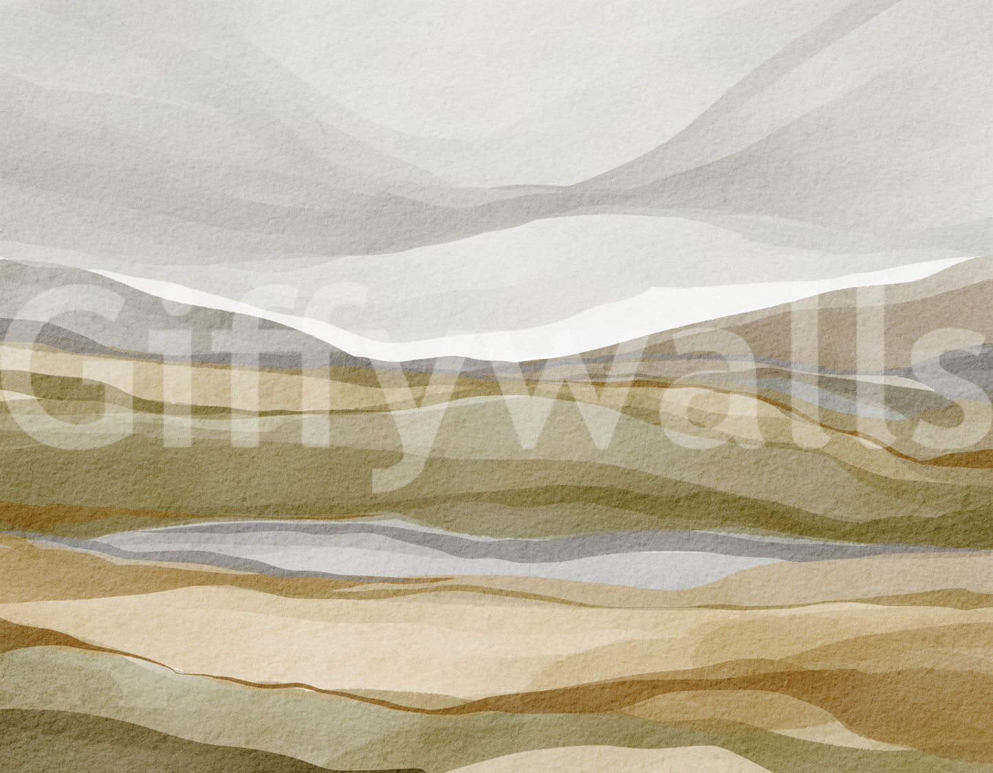 Earthen Horizon  Wall Mural