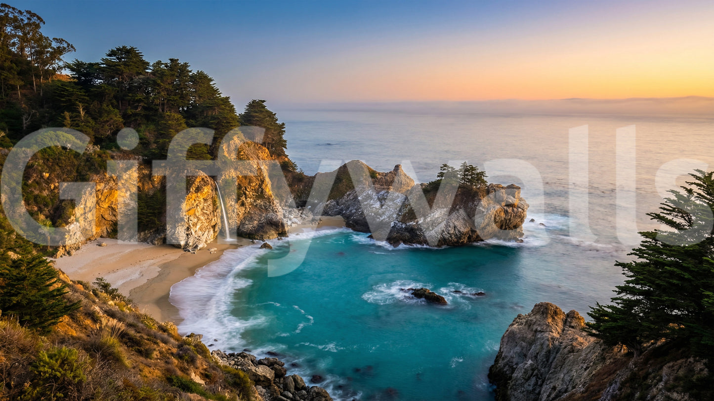 Golden Cove Wall Mural