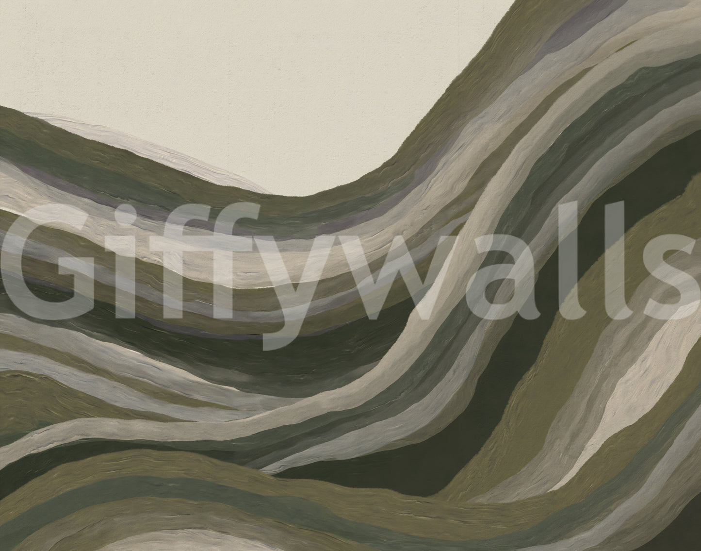 Earthy abstract textured landscape  Wall Mural