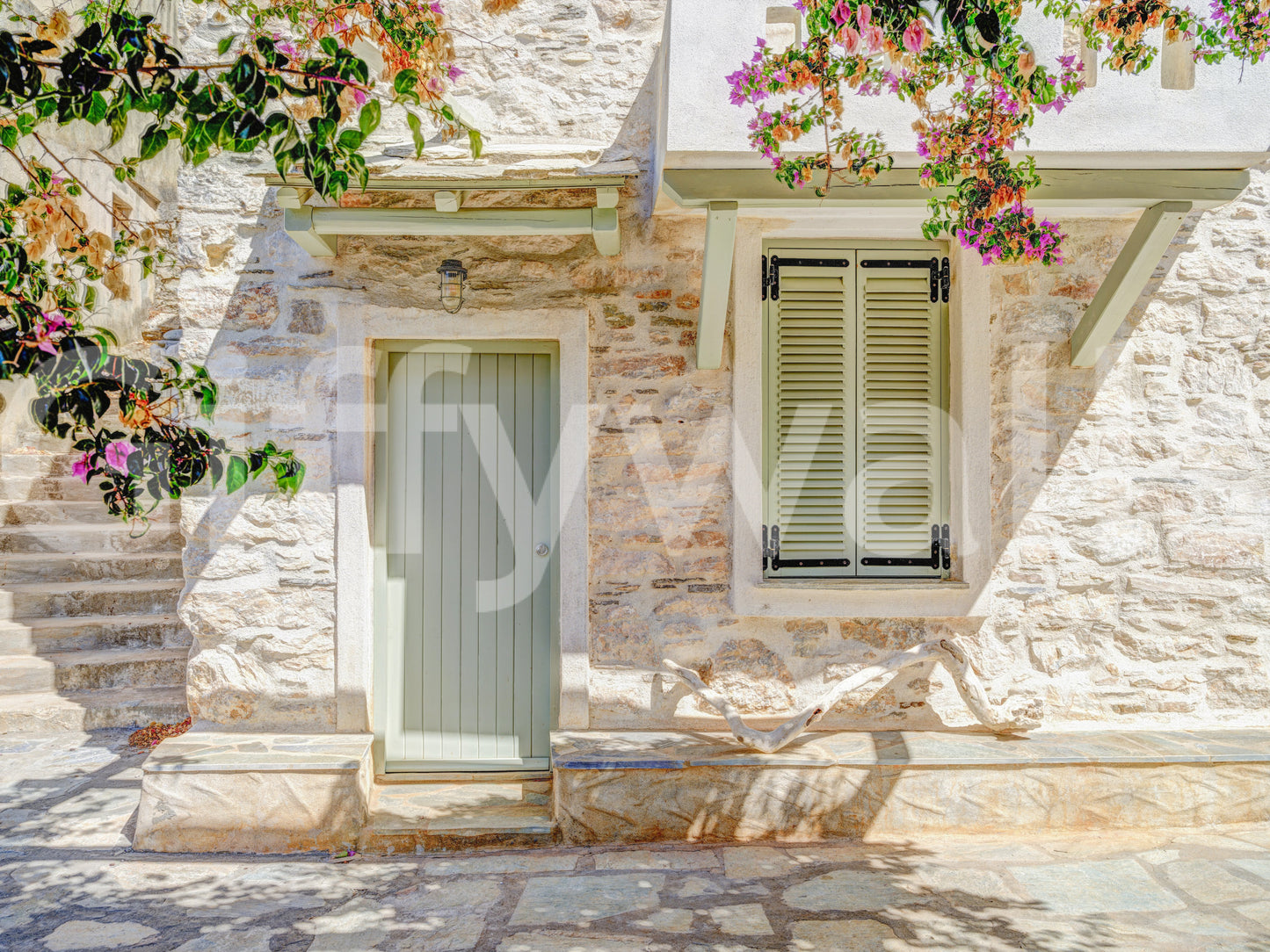 Mediterranean Doorway Charm Wall Mural