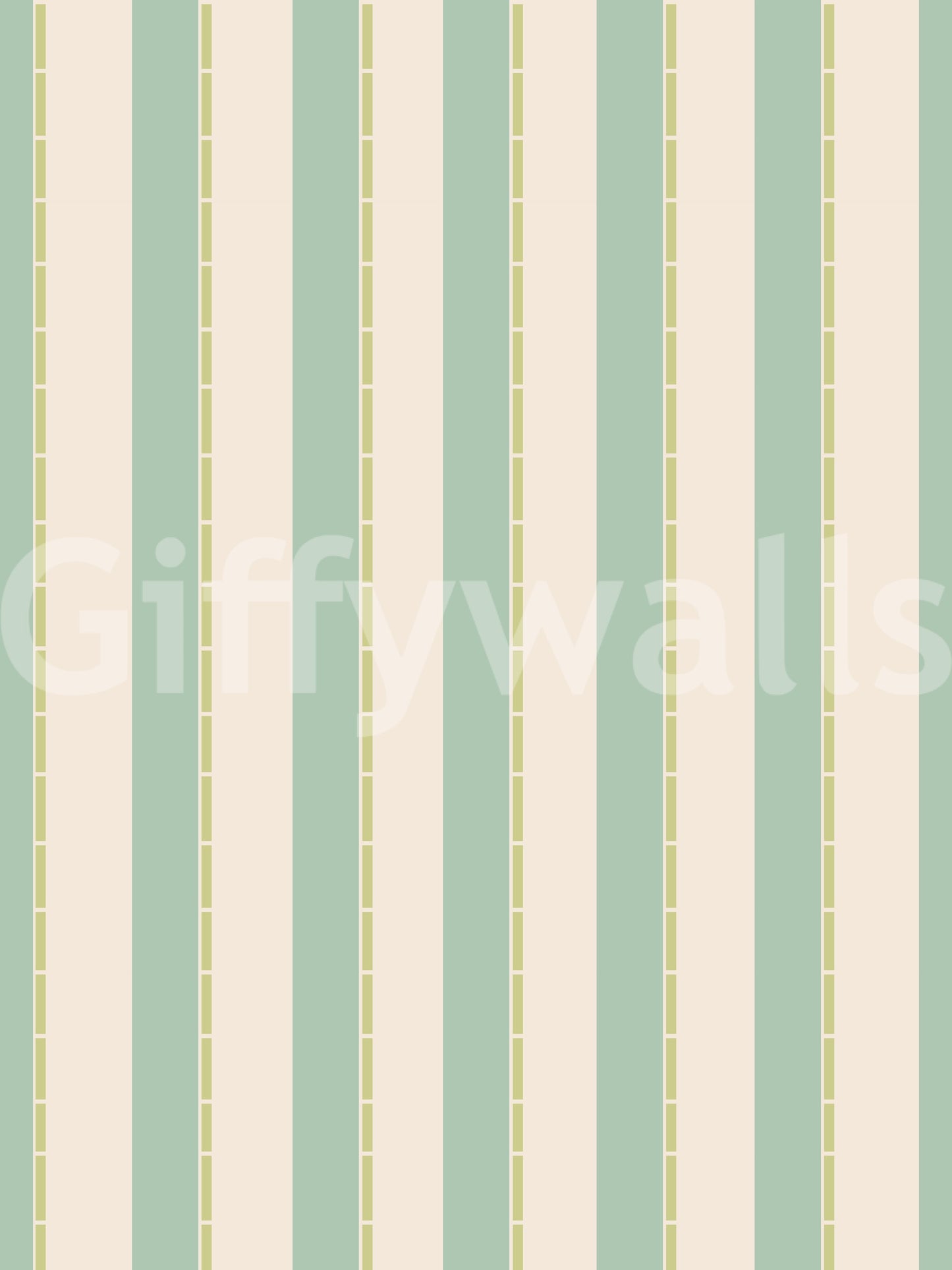 Mint Vertical Stripes Wallpaper⁠