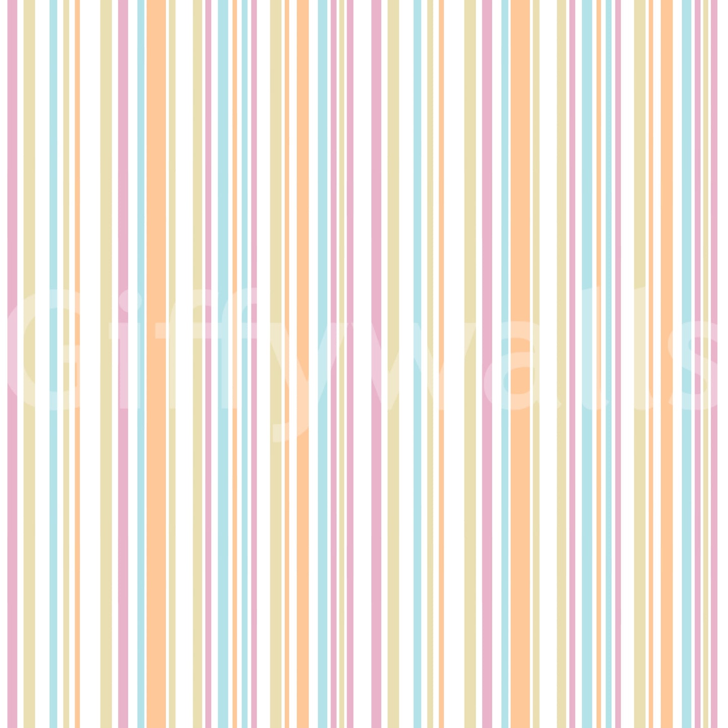 Cheerful Pastel Stripes Rainbow Wallpaper⁠
