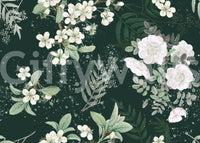 Elegancia de la floración del bosque Wall Mural