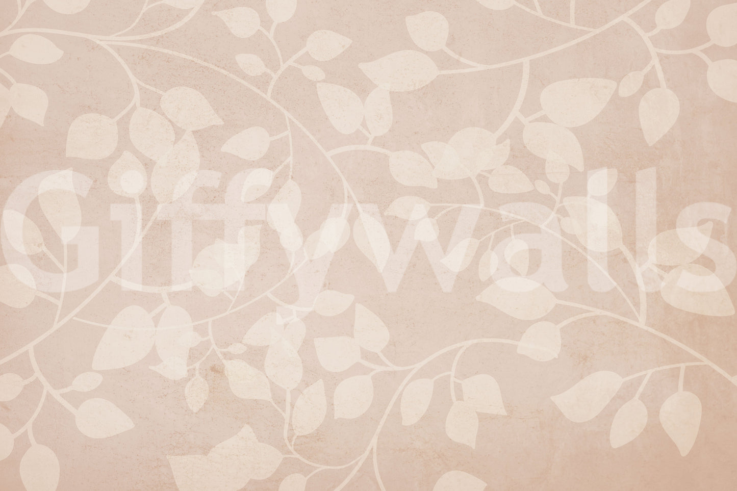 Botanical Embrace Blush Wall Mural