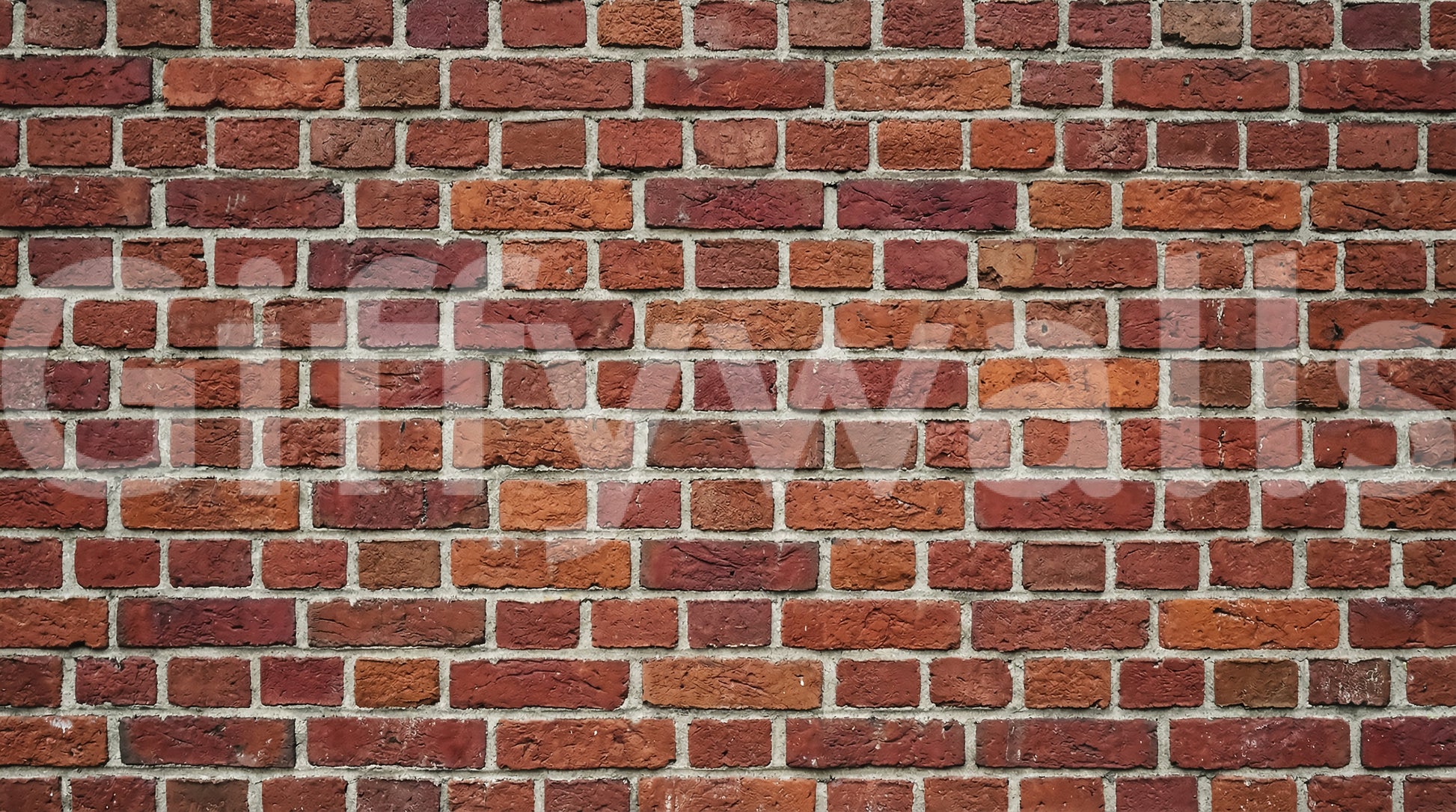 Warm industrial styling suits this Rustic Brick Texture wall mural