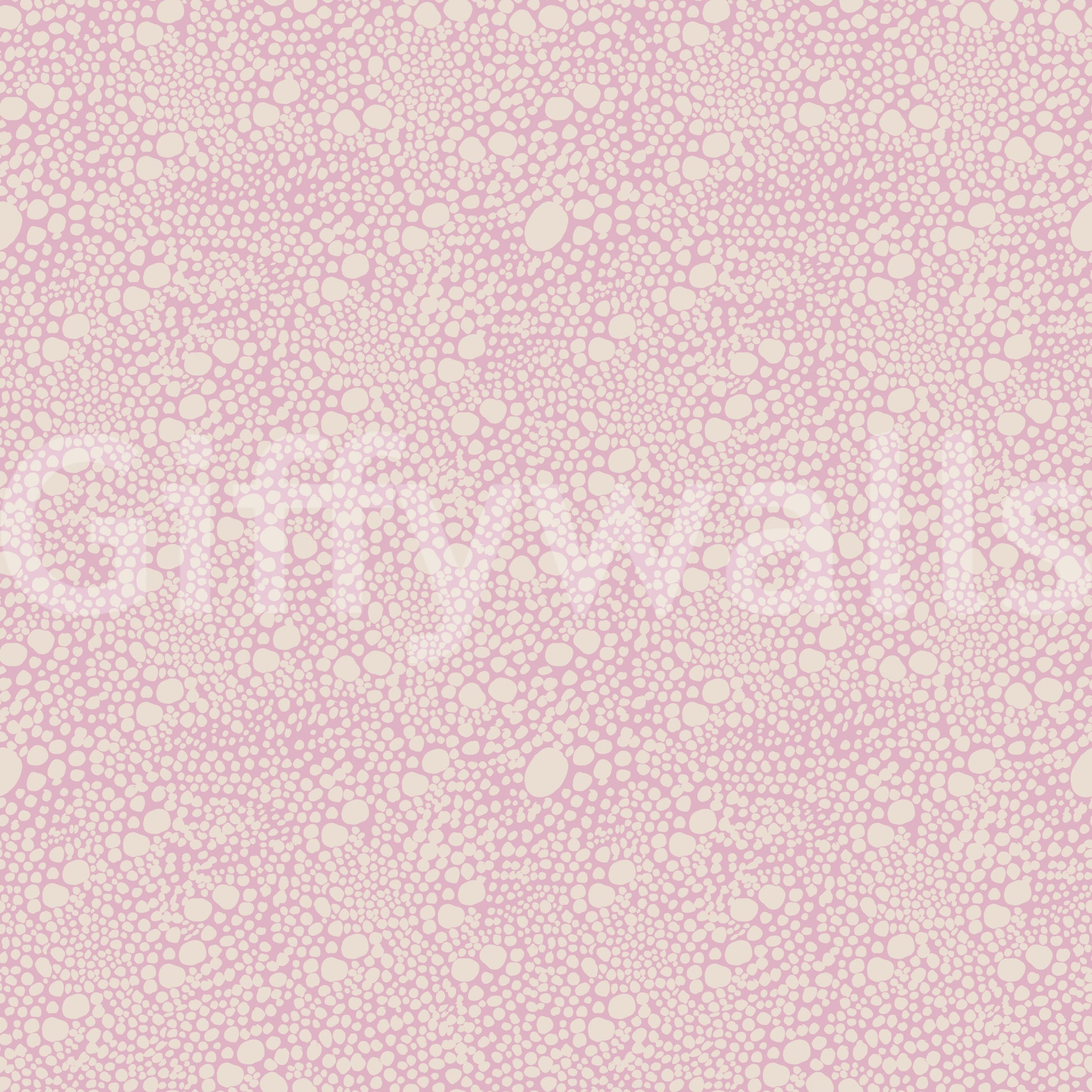 Cream bubble clusters mapping the surface of this Pebble Bloom wallpaper