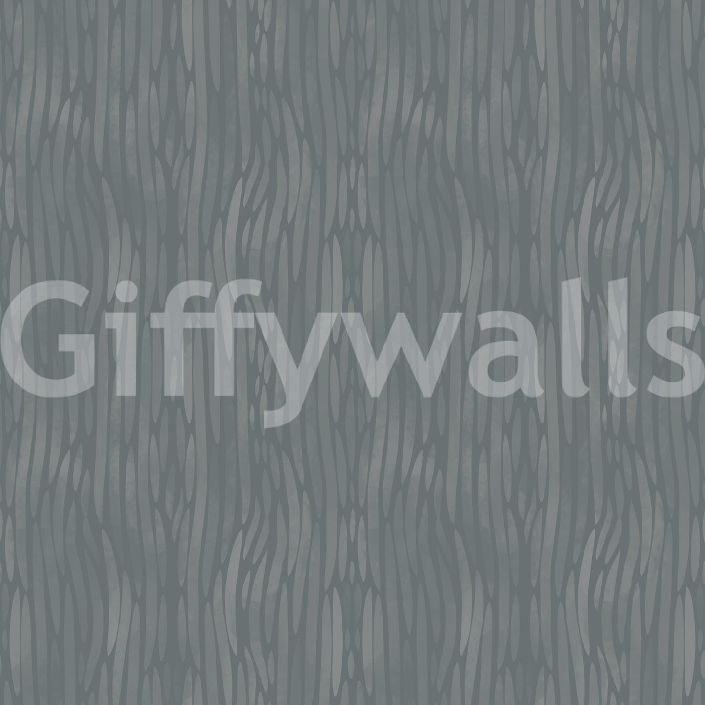 Loose wavy strokes give this moody greige wallpaper a gentle painterly rhythm