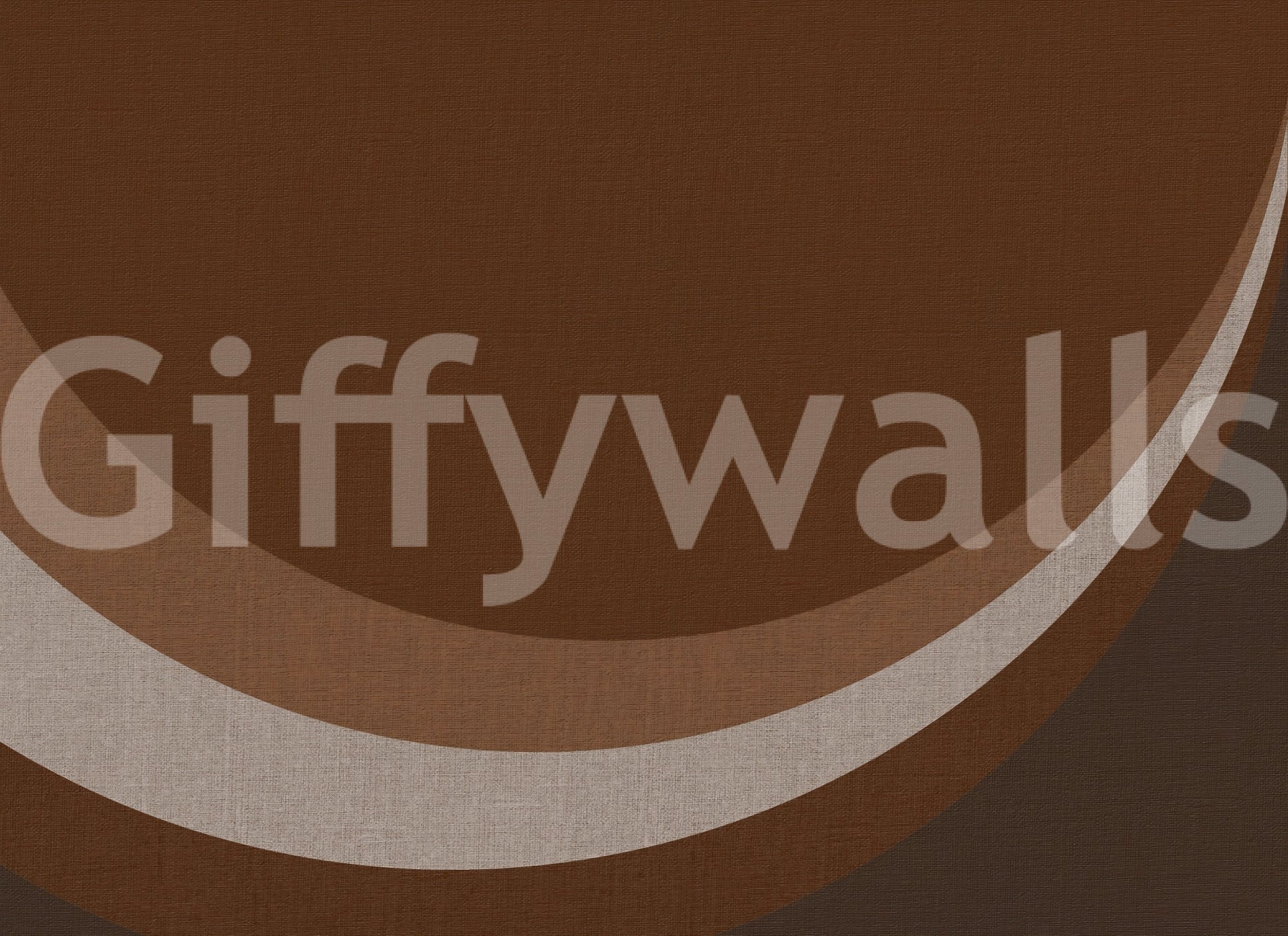 Layered arcs and shadow panel in Rhythm Waves geometric wall mural