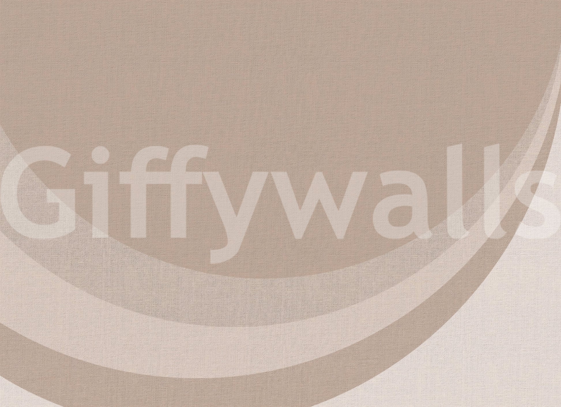 Pale cream and beige layered composition of Canvas Ripple wall mural