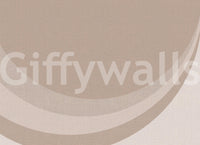 Pale cream and beige layered composition of Canvas Ripple wall mural