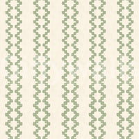 Repeating zigzag stripes give this zellige wallpaper a quiet coastal rhythm.