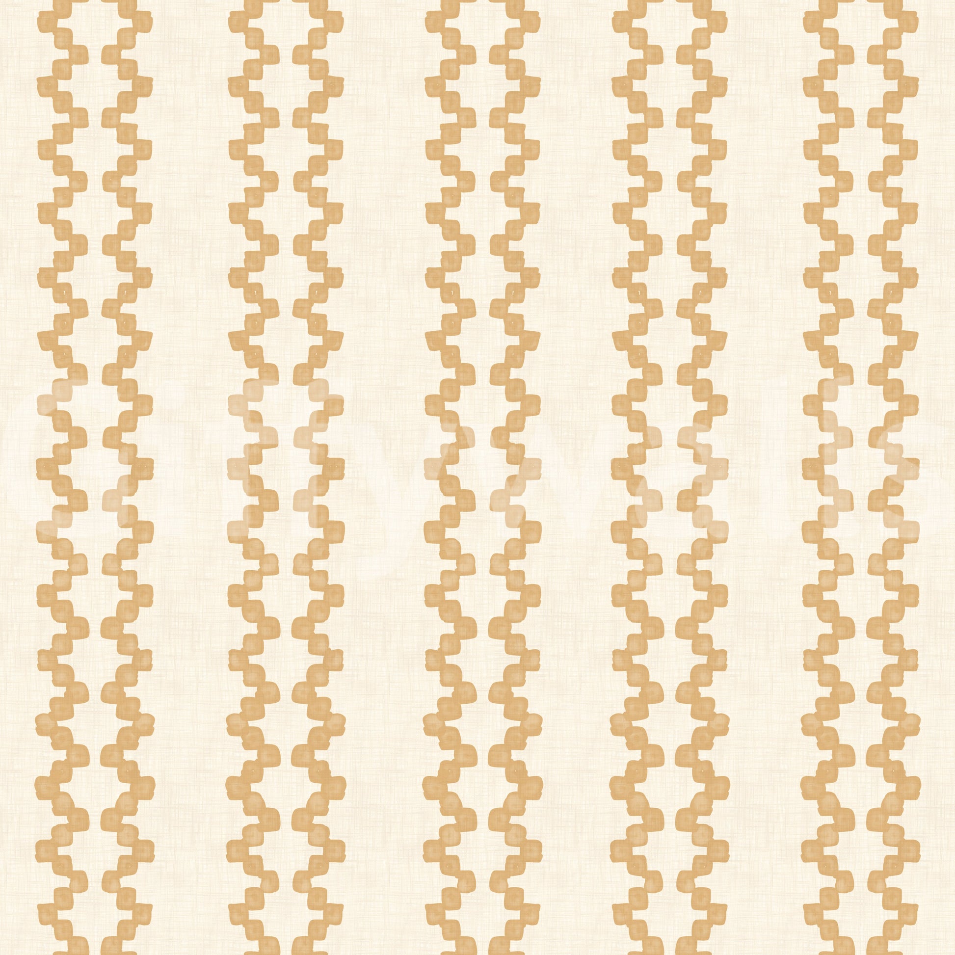 Each stripe holds a gentle, slightly organic edge in this sand wallpaper.