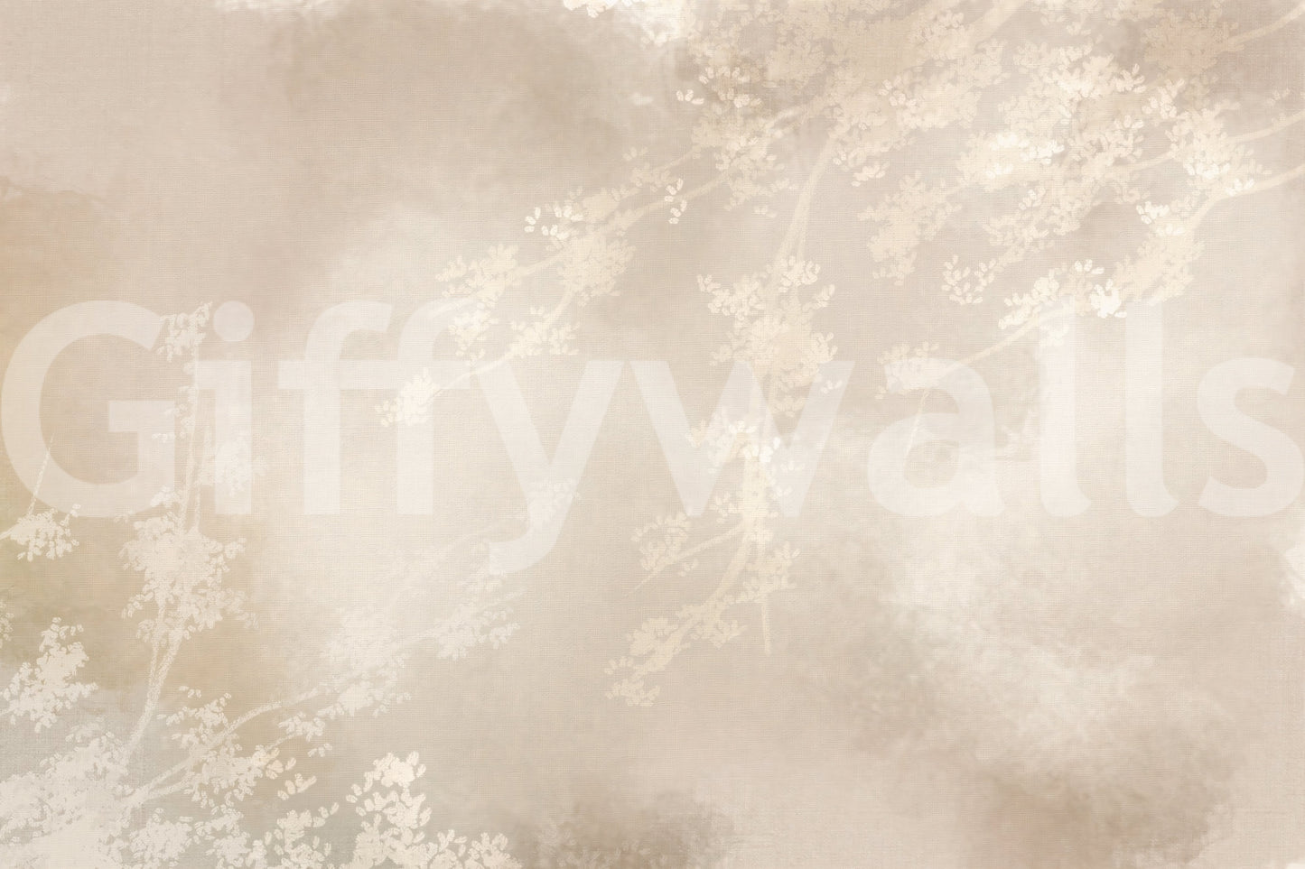 Ethereal Canopy Charm Misty Forest Abstract Landscape Wall Mural