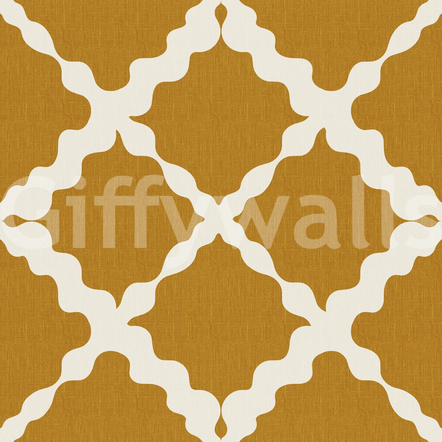 Trellis curves lock at every junction across the Textured Lattice wallpaper field.