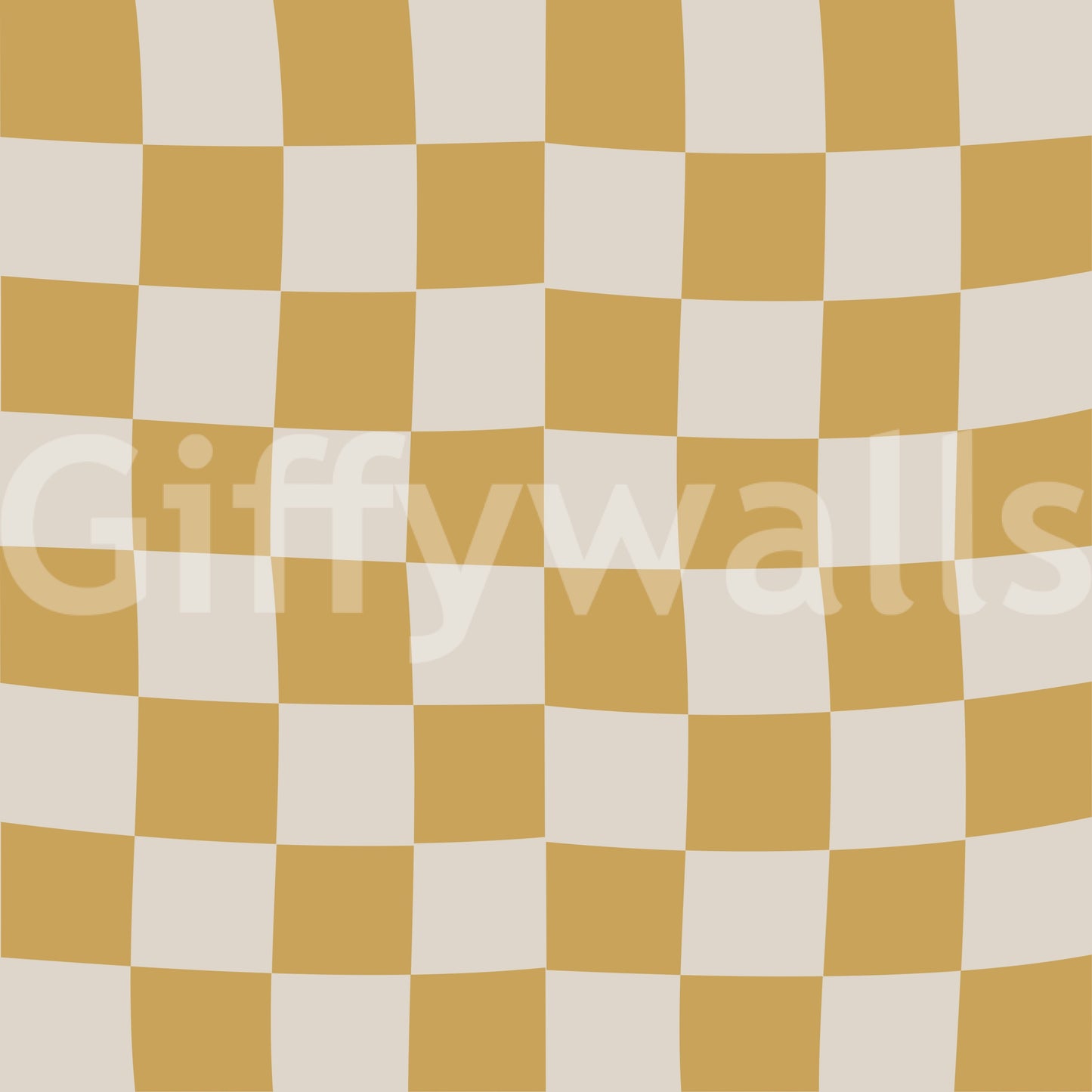 This Golden wallpaper adds a wavy, rhythmic influence to any interior area.