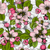 botanical graphics showcase the Apple themed foliage wallpaper perfectly.