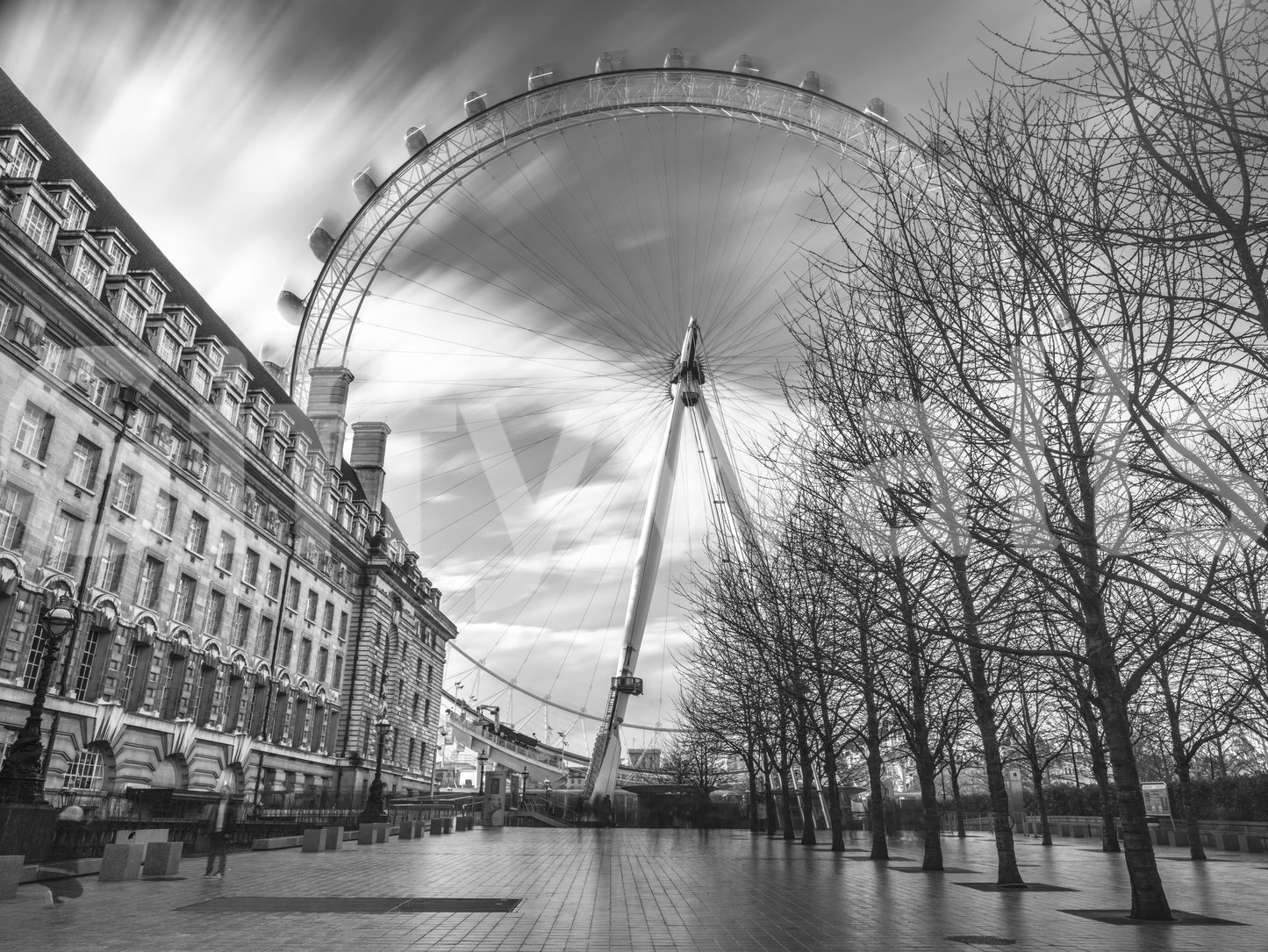 London Eye: Monochrome Majesty Wall Mural
