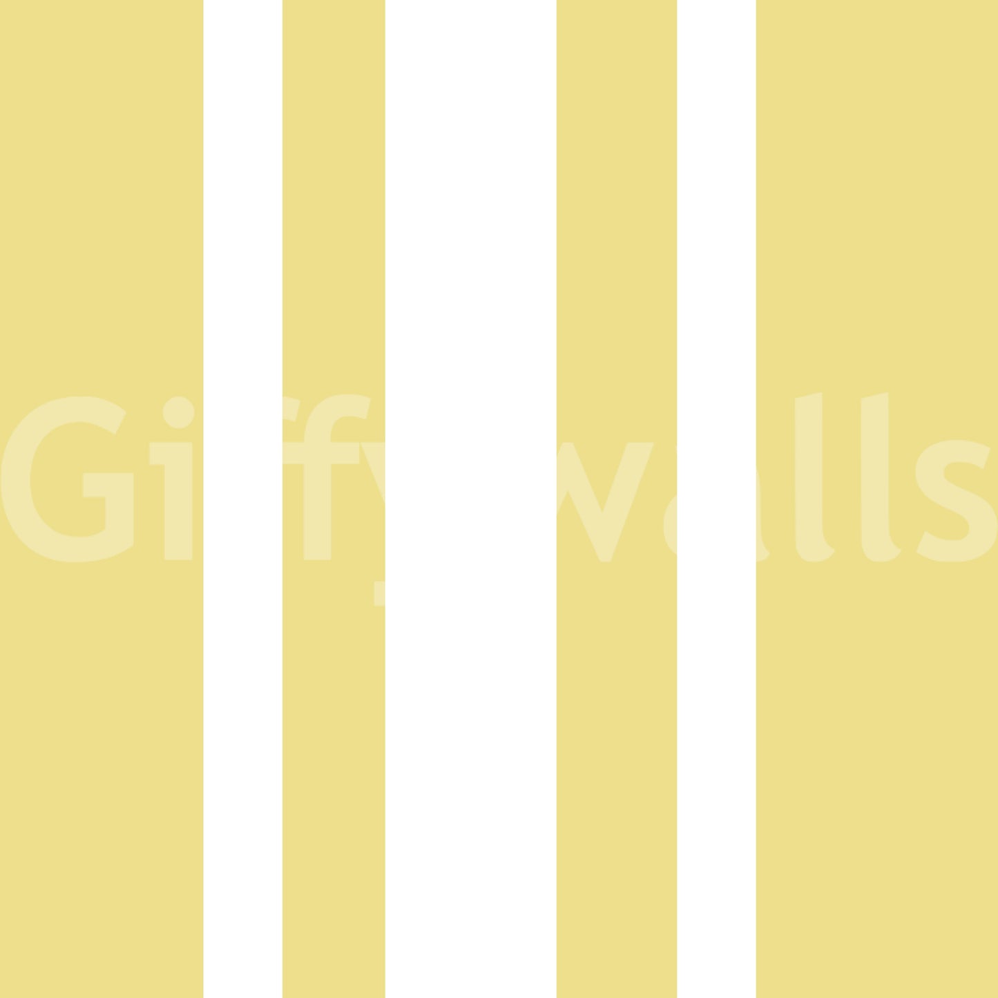 Soft Yellow Ticking Stripe Wallpaper Farmhouse Wallpaper⁠
