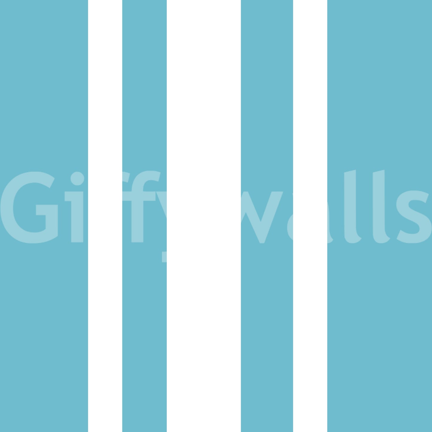 Retro Blue Ticking Stripe Wallpaper Mid Century Wallpaper⁠