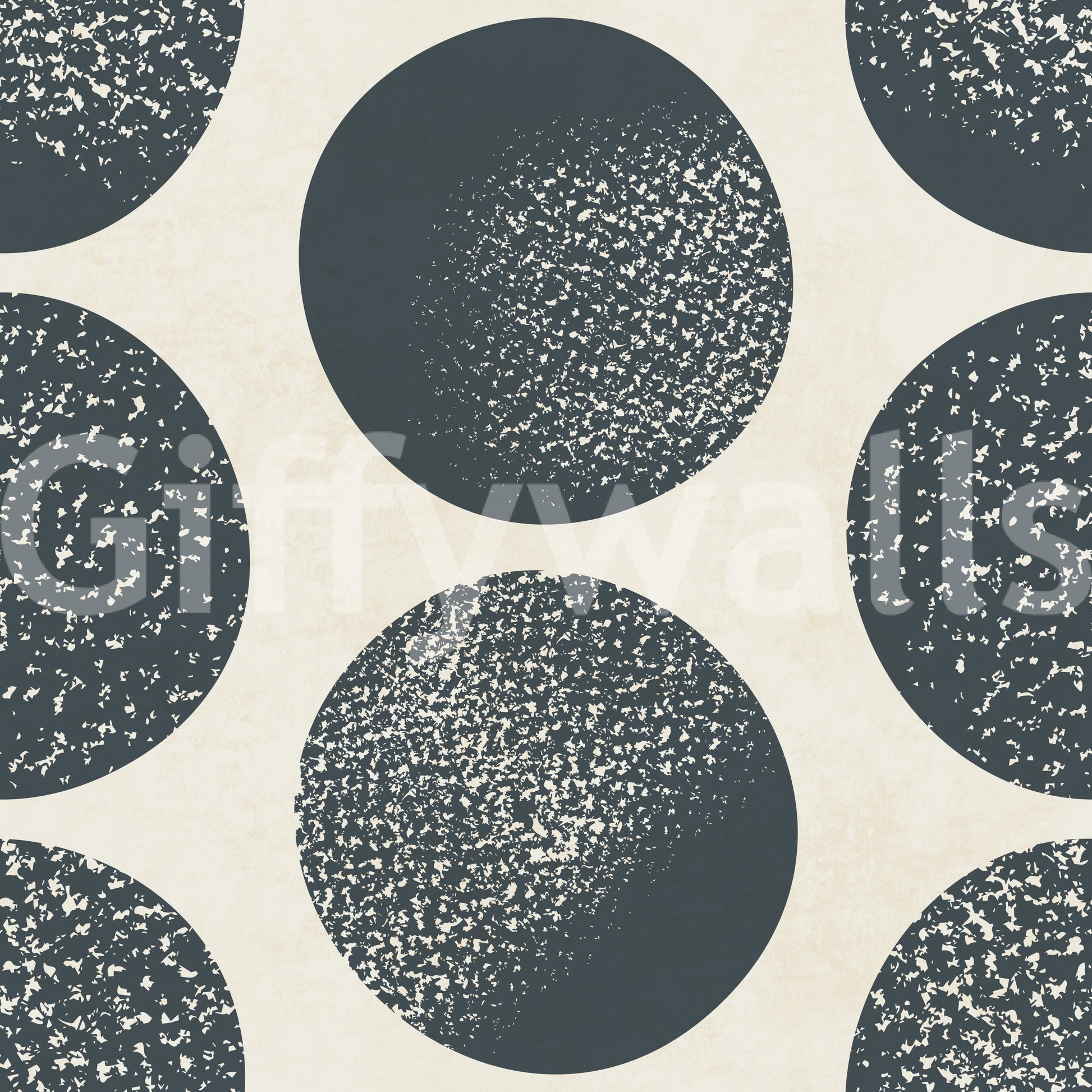 Soft speckled texture gives this dot pattern wallpaper a calm modern feel