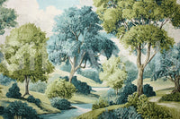 Tranquil Woodland River Vista design with scenic trees and open landscape