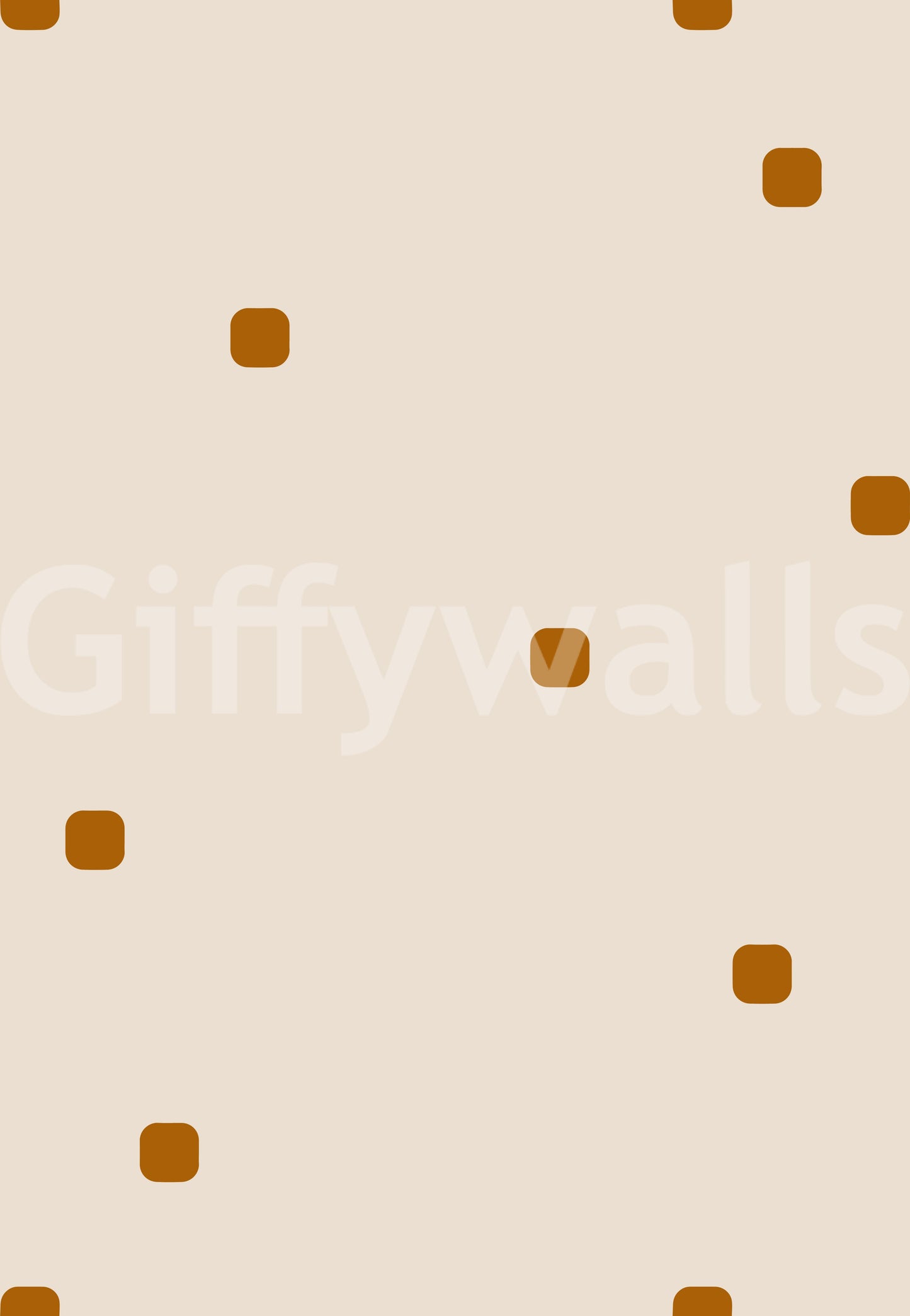 Beige Blush Polka Dot Wallpaper Soft Retro Wallpaper⁠